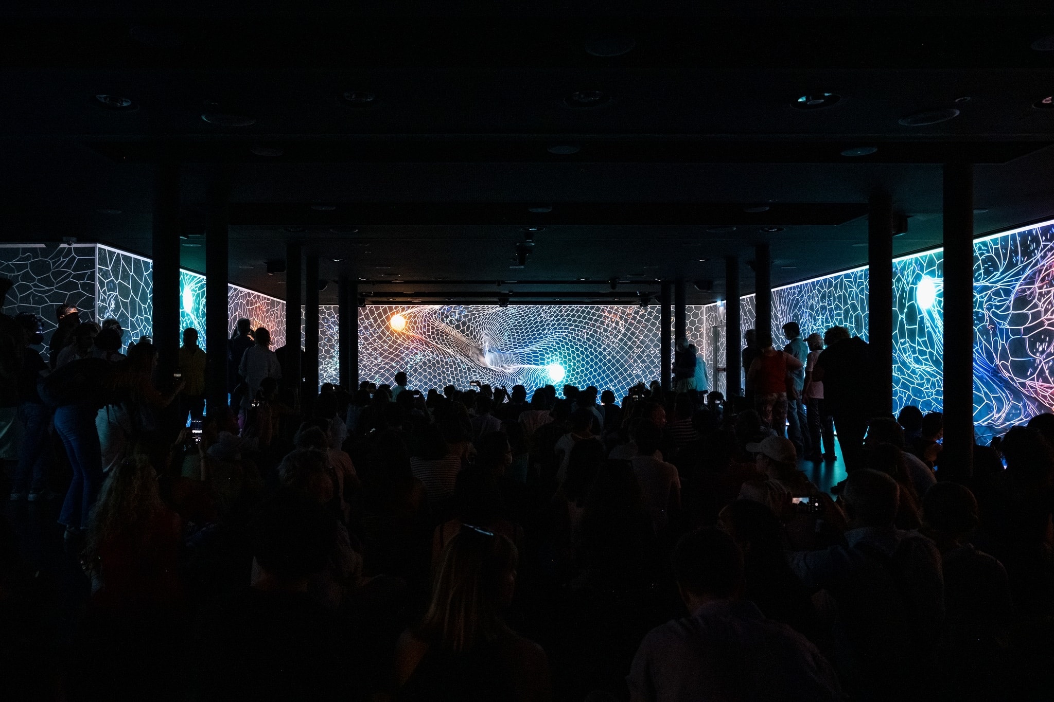 Immersive room of the exhibition at MEET in Milan
